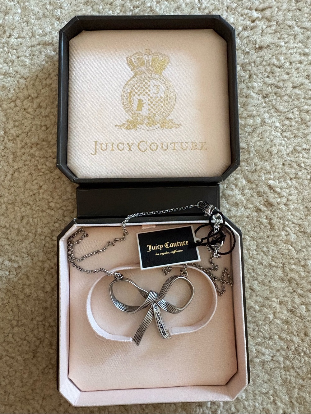 Juicy Couture Bow Necklace